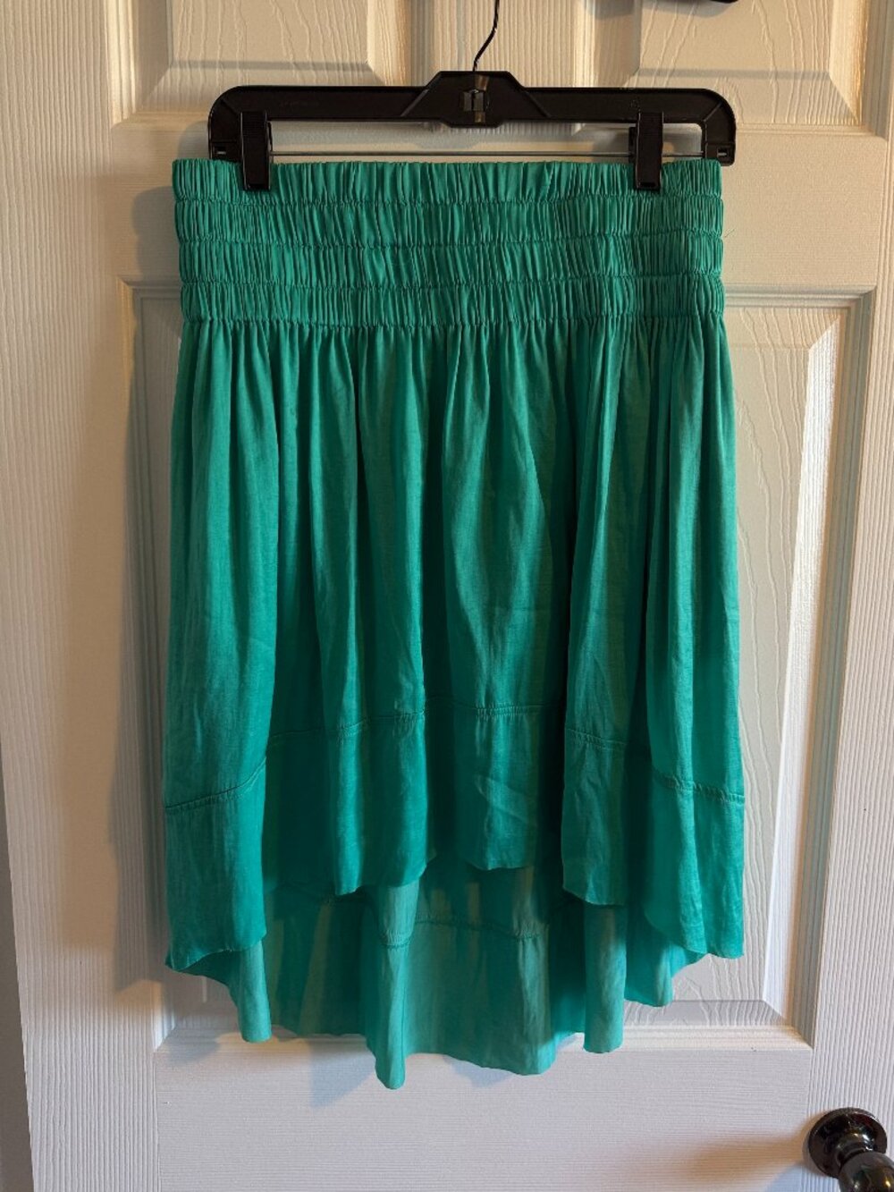 Aritzia Wilfred Turquoise High-Low Midi Skirt – M